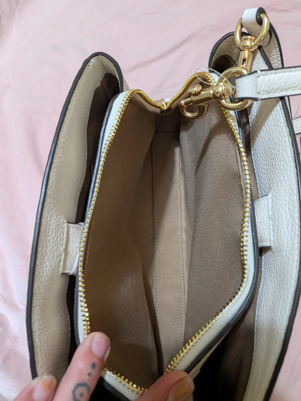 Coach Savannah Satchel With Matching Floral Wallet
